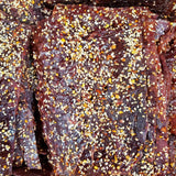 Sesame Sweet Beef Jerky - Khô bò ướp nước trái cây có mè cay ít. - 0.5 lb