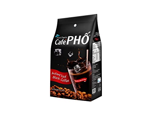 Cafe Pho Vietnamese Instant Coffee Mix, Iced Black Coffee