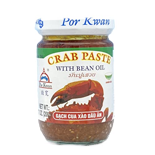 Por Kwan Crab Paste with Bean Oil 7oz