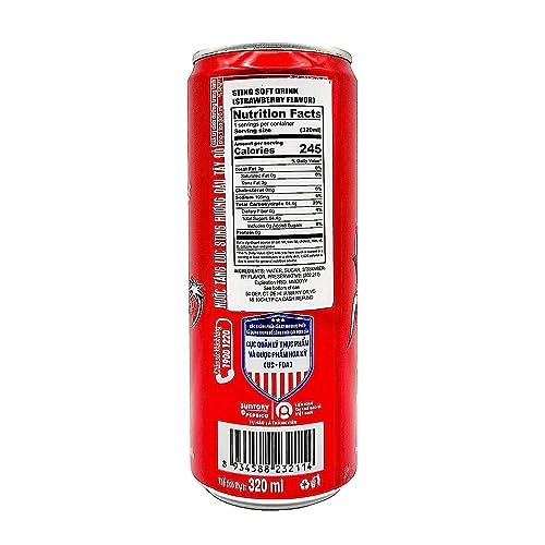 STING Red Ginseng Strawberry 10.8 fl oz
