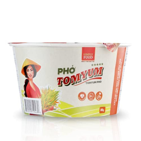Simply Food Tom Yum Pho Noodles 9 Bowls