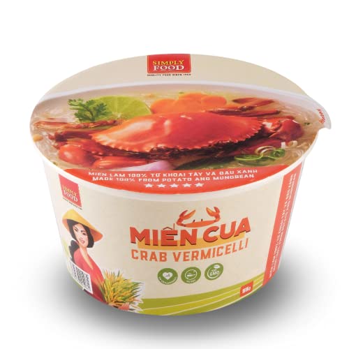 Simply Food Instant Crab Glass Noodles 9 Bowls