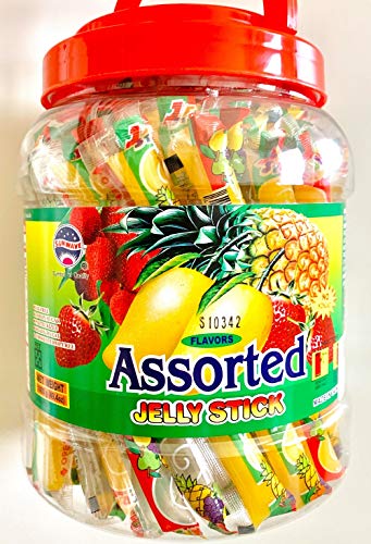 Jelly-Filled Candy Straws (Variety) – 49.4 oz