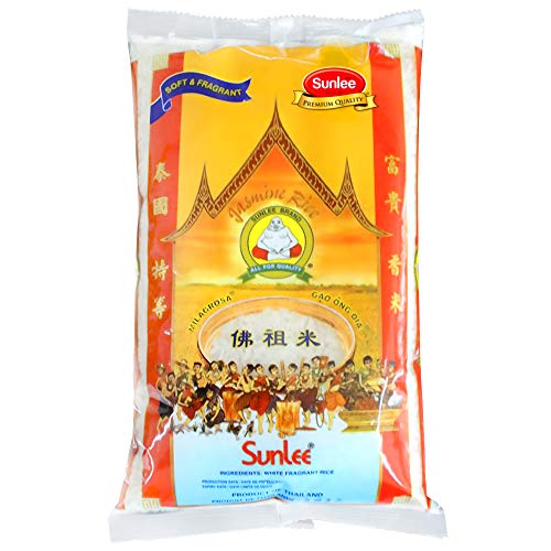 Sunlee Thai Jasmine Rice 5 Lbs. Long Grain White