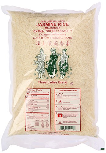 Three Ladies Jasmine Rice 5 lbs Long Grain