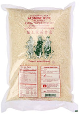 Three Ladies Jasmine Rice 5 lbs Long Grain