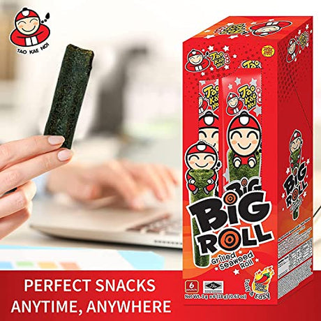 Tao Kae Noi Seaweed Rolls Spicy Flavor, 6pcs