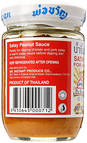 Por Kwan - Satay Peanut Sauce Net 7 Oz