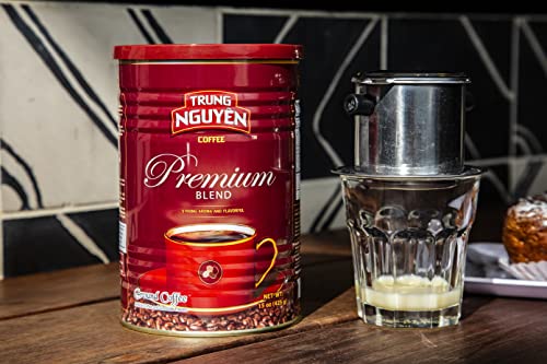 Trung Nguyen — Premium Blend - Arabica & Robusta — Chocolate Flavor — Vietnamese Coffee (15 oz)