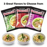 OMACHI Golden Potato Noodles - Beef Stew Flavor - Made with Natural Ingredients (Beef Stew, Pack of 5)