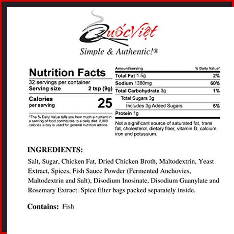 Quoc Viet Chicken Pho Base – 10 oz