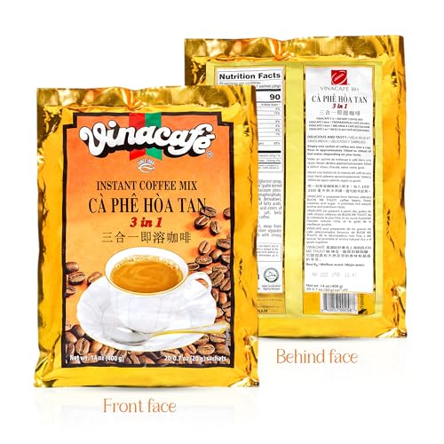 Vinacafe 3‑in‑1 Instant Coffee Mix 20 Sachets