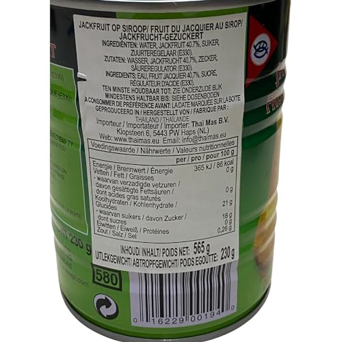 Aroy-D Jackfruit in Syrup 565g Can