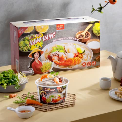 Simply Food Instant Phnom Penh Noodles 9 Bowls