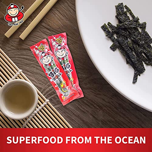 Tao Kae Noi Seaweed Rolls Spicy Flavor, 6pcs