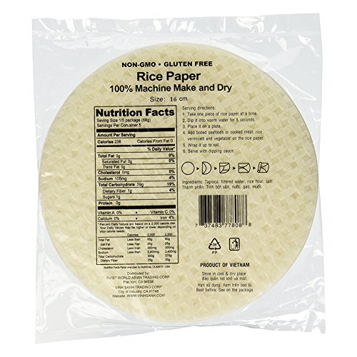 Three Ladies Rice Paper Wrappers 16cm