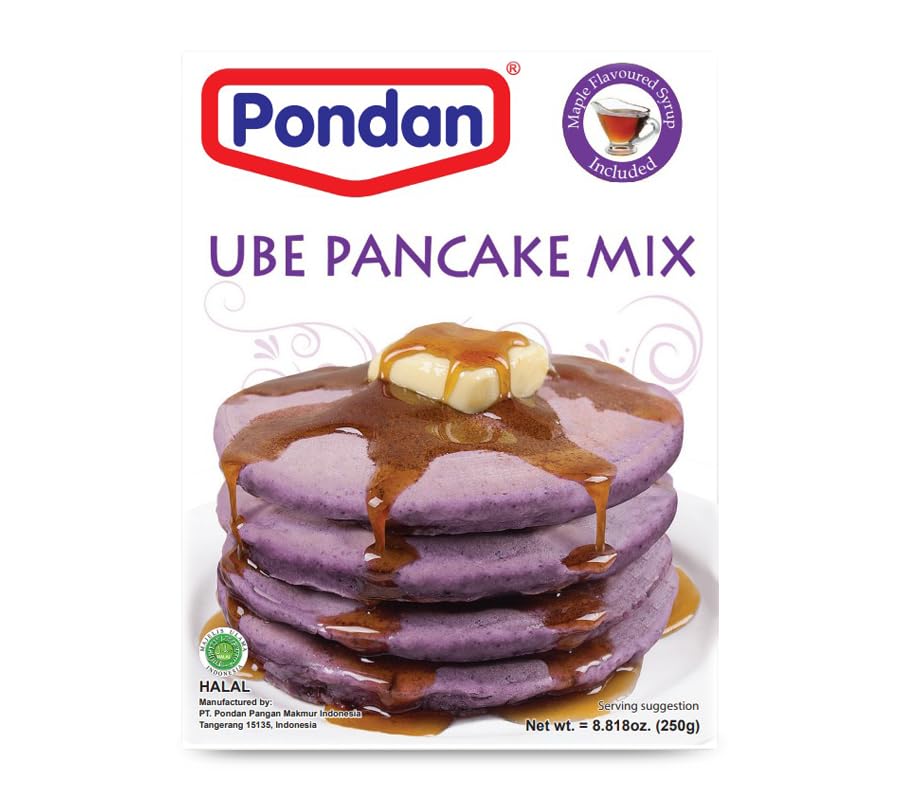 Pondan Ube Pancake Mix – 8.8oz w/ Syrup