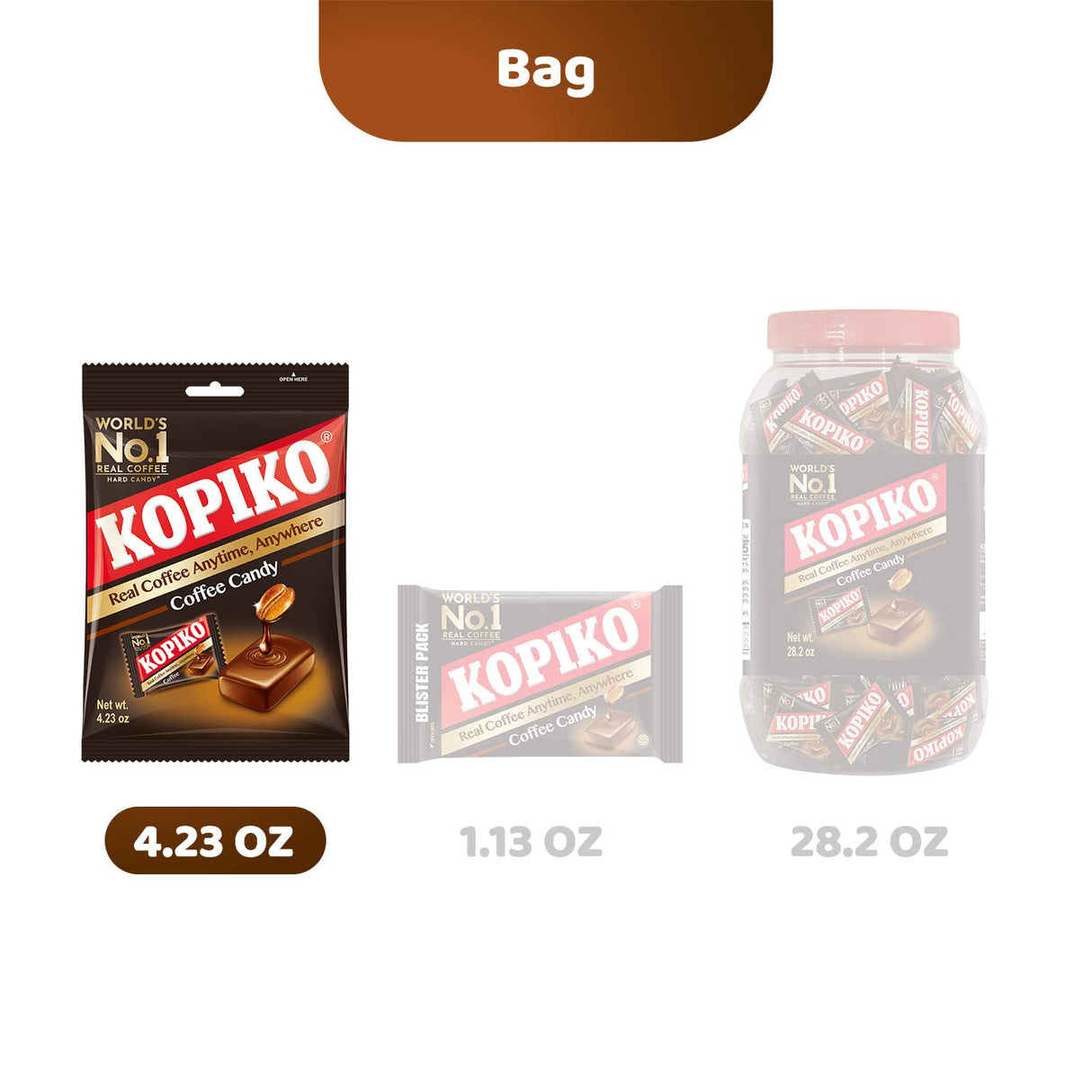 Kopiko Pocket Coffee Candy – 4.23oz