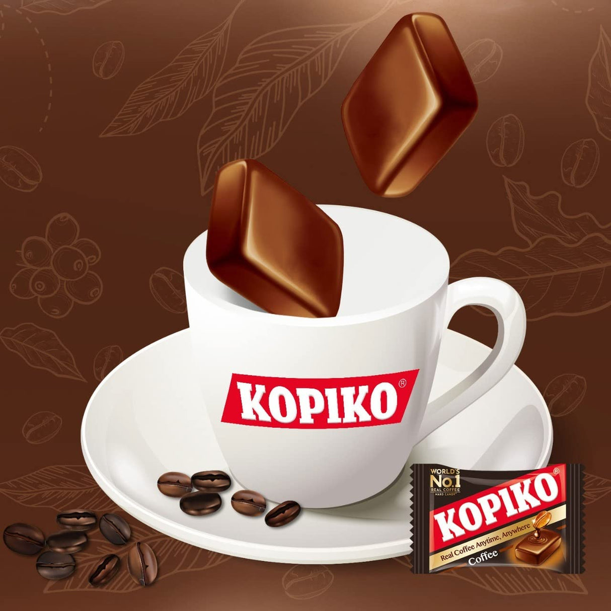 Kopiko Pocket Coffee Candy – 4.23oz