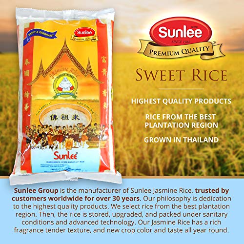 Sunlee Thai Jasmine Rice 5 Lbs. Long Grain White