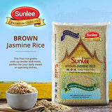 Sunlee Brown Jasmine Rice 5 lb Pack