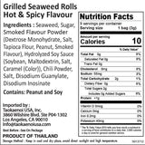 Tao Kae Noi Seaweed Rolls Spicy Flavor, 6pcs