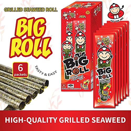 Tao Kae Noi Seaweed Rolls Spicy Flavor, 6pcs