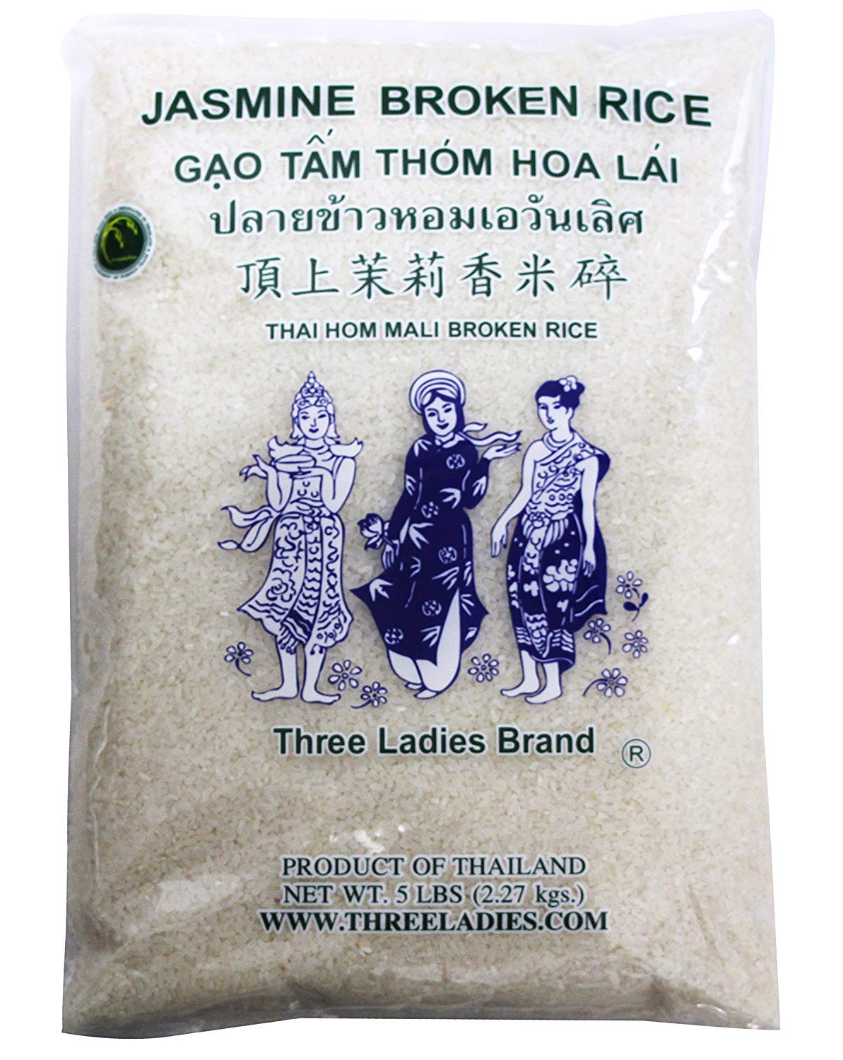 Three Ladies Jasmine Broken Rice 5lb
