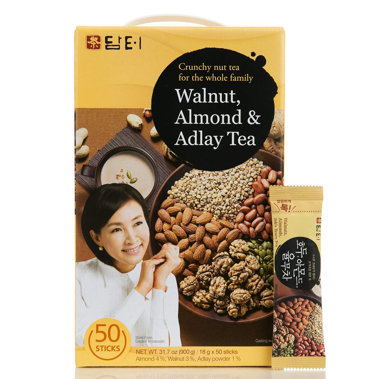 Damtuh Walnut Almond Adlay Powder 50 Sticks