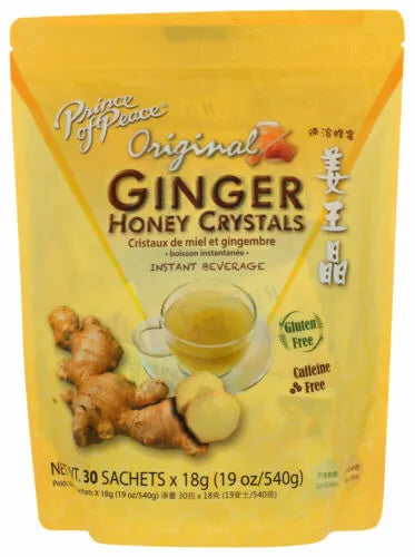 Prince of Peace Ginger Honey Crystals 30 Sachets